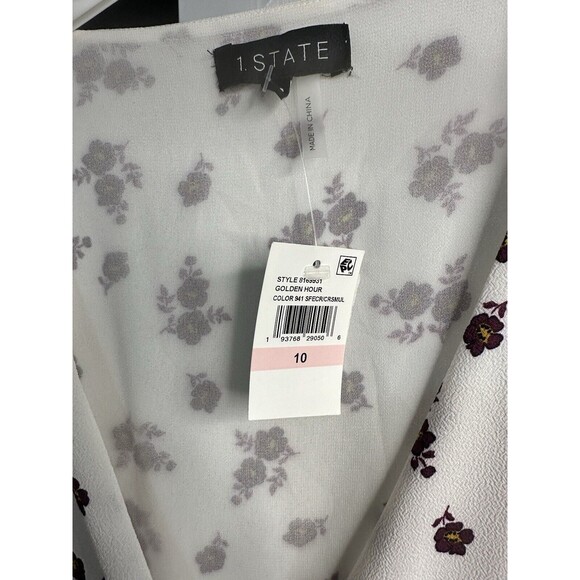 NWT Revolve 1. State Floral Wrap Dress size 10 - Picture 7 of 8